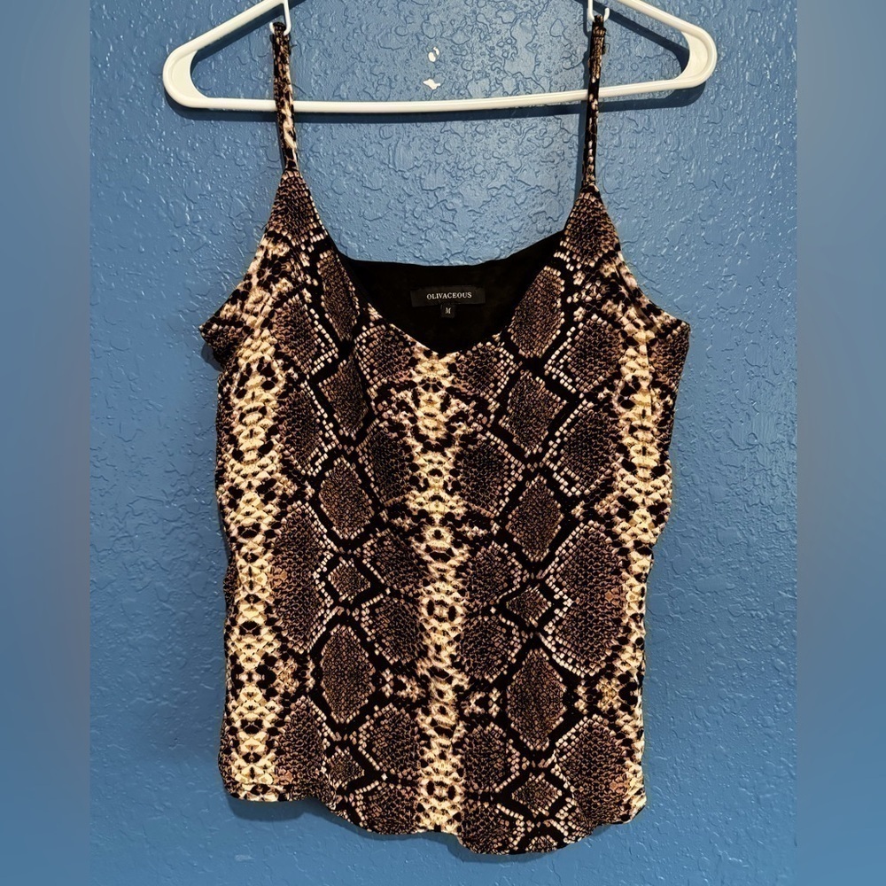 Cheetah Saffon Tank Top